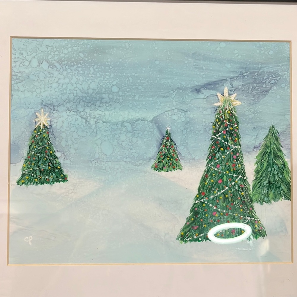 Locally made ink painting